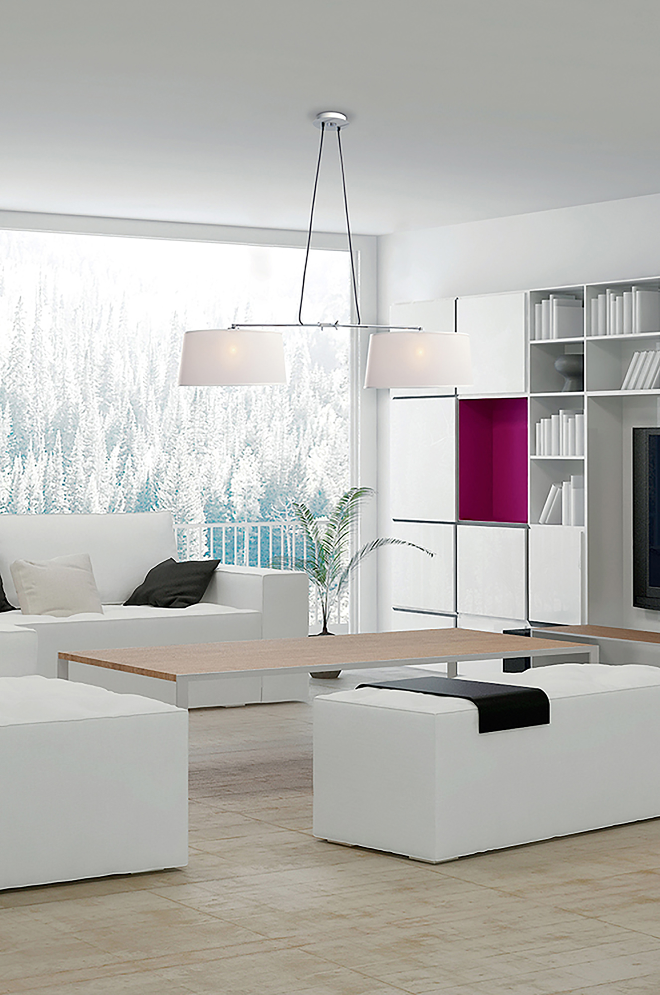 Habana White Ceiling Lights Mantra Linear Fittings